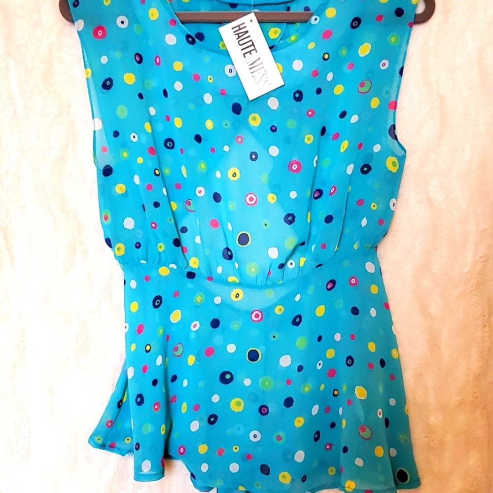 NWT sleeveless summer top